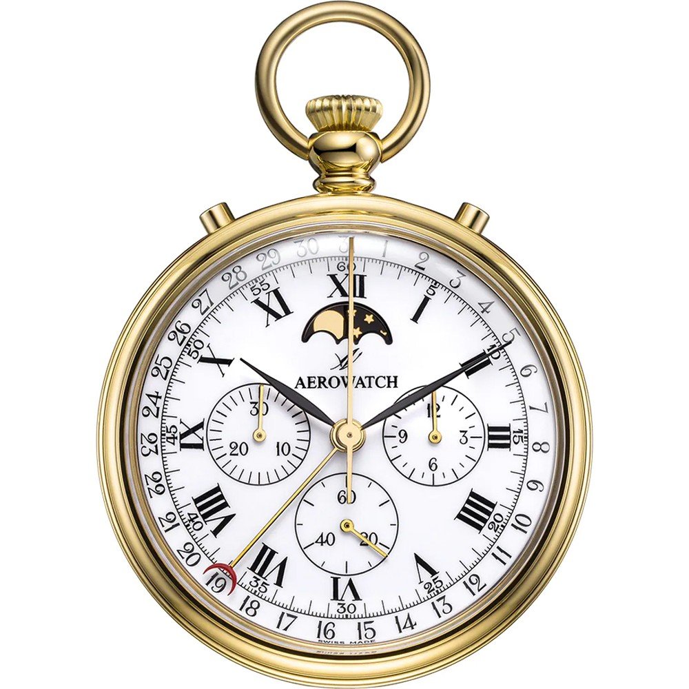 Relógios de bolso Aerowatch Pocket watches 69681-J101 Lépines