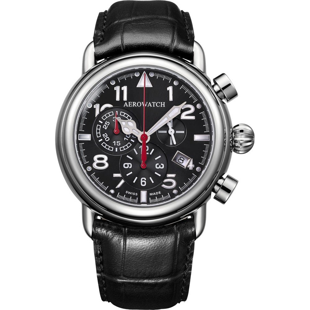 Relógio Aerowatch 1942 83939-AA05  1942 Chrono Q