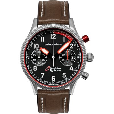 Bauhaus Aviation 2576-2 Aviation Eurofighter Typhoon Uhr