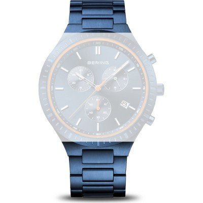 Bracelet Bering Straps PT-A11743T-BTL Titanium