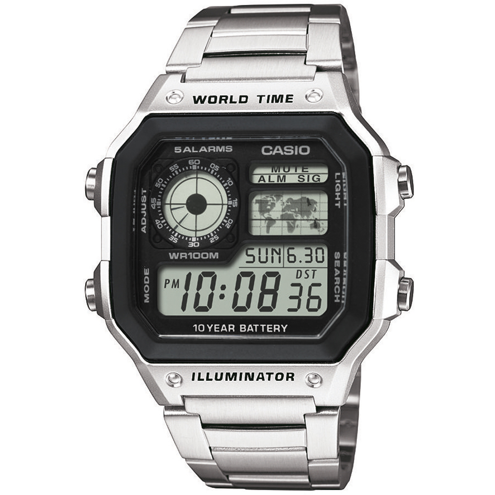 • Time AE-1200WHD-1AVEF EAN: 4971850968801 World Uhr • Casio Collection
