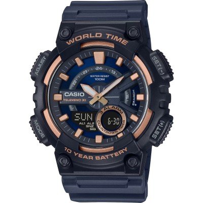 Montre Casio Vintage AEQ-110W-2A3V Telememo 30