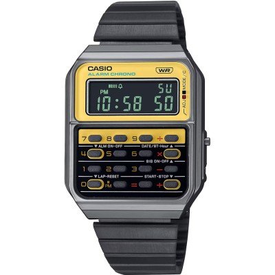 Montre Casio Vintage CA-500WEGG-9B Retro Pop Calculator
