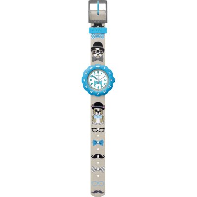 Montre Flik Flak 5+ Power Time FPSP024 Chapeau Melon