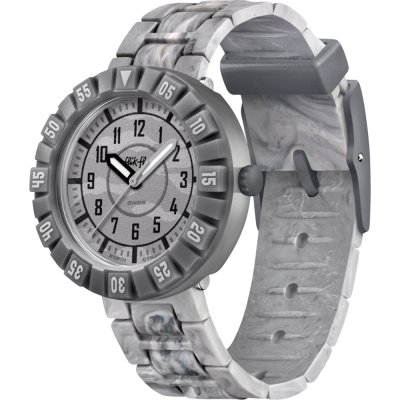 Flik Flak 5+ Power Time FCSP134 Lunar brick Watch