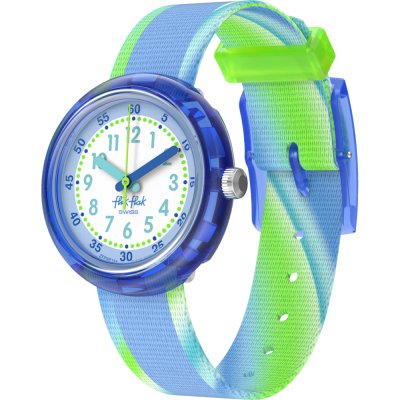 Montre Flik Flak 5+ Power Time FPNP184 Flip it blue!