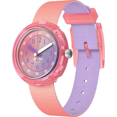 Montre Flik Flak 5+ Power Time FPNP188 Quench In Pink