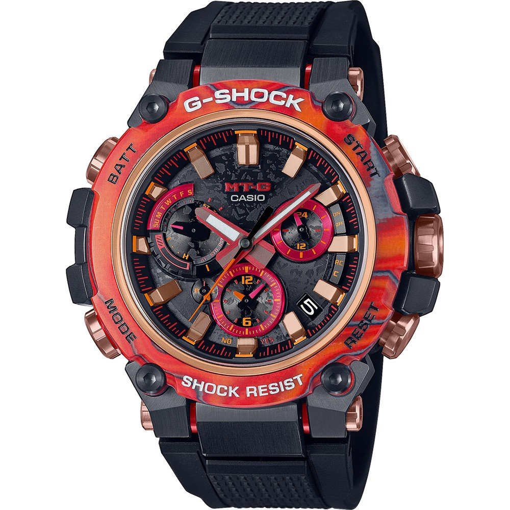 relógio G-Shock MT-G MTG-B3000FR-1AER Flare Red 40th Anniversary Edition