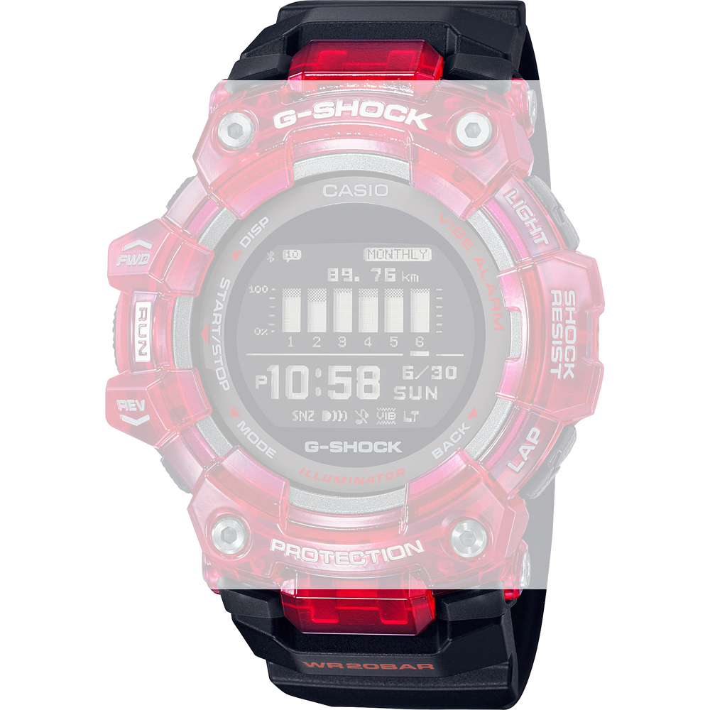 Bracelete G-Shock 10623465 G-Squad Bluetooth