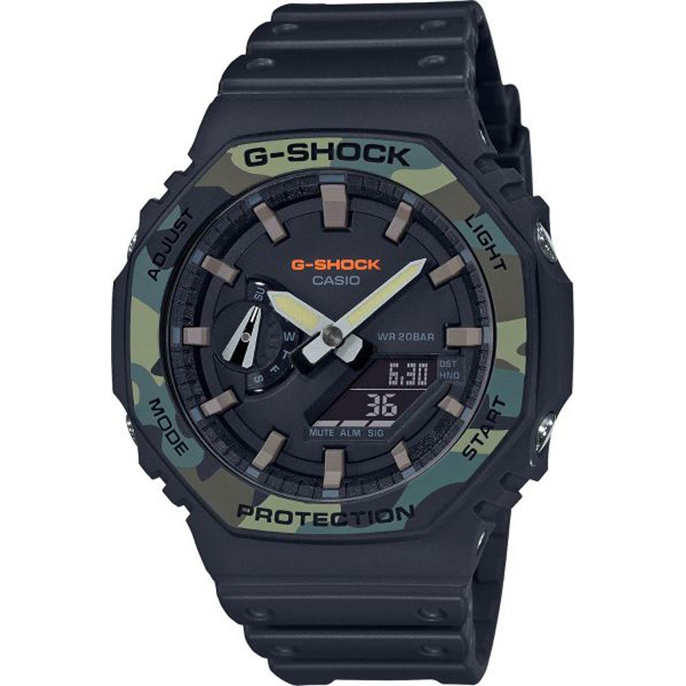 Montre G-Shock Classic Style GA-2100SU-1AER Carbon Core • EAN