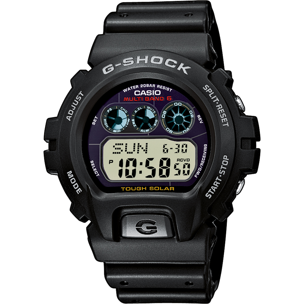 Montre G-Shock Classic Style GW-6900-1 Solar Waveceptor