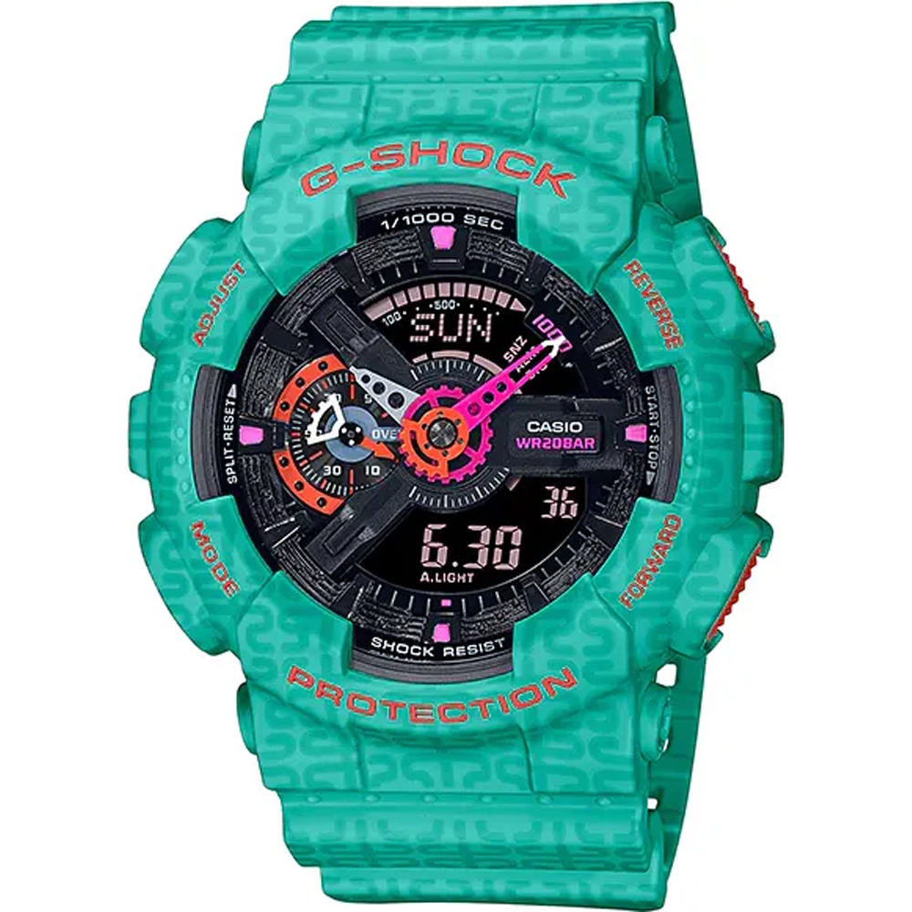 Montre G-Shock Classic Style GA-110SGG-3A The Savage Five Series