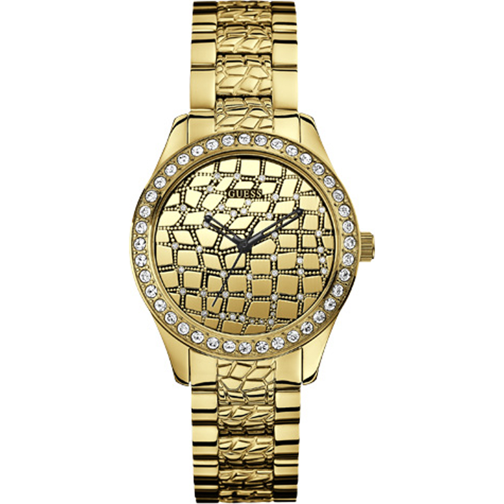 Guess Watch Time 3 hands Croco Glam W0236L2