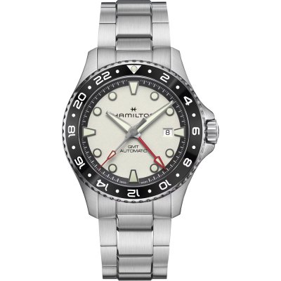 Montre Hamilton Navy H82555150 Khaki Navy GMT