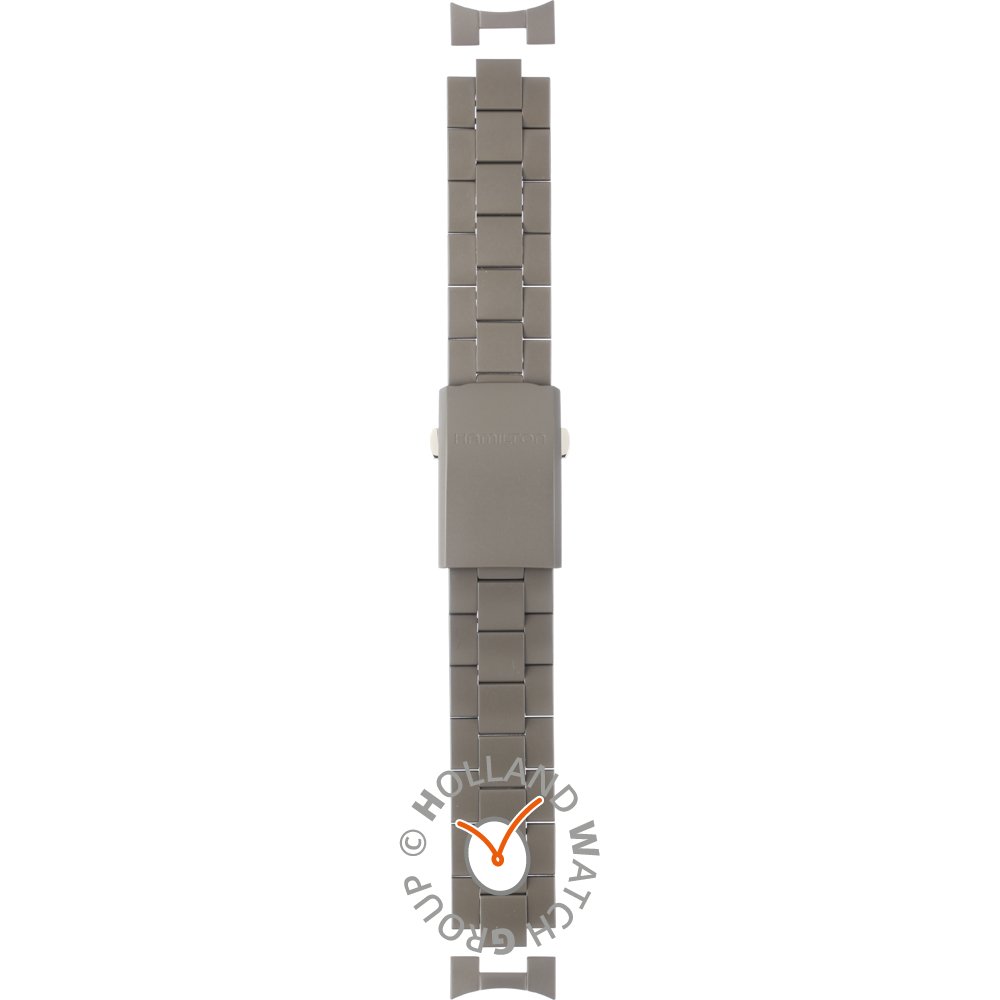 Bracelete Hamilton Straps H695.705.105 Khaki Titanium