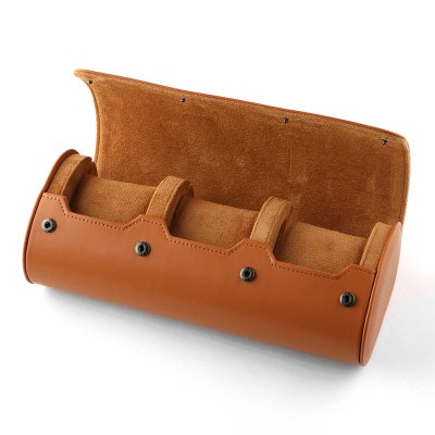 Caixa de relógios HWG WATCHROLL-THREE-LBR Watchroll Three Lightbrown