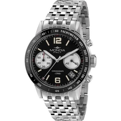 Montre Mondia MI-822-SS-BK-CM Heritage 1946