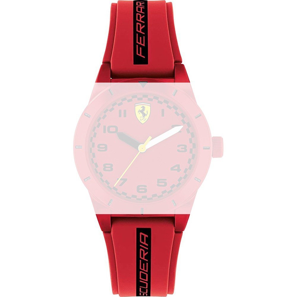 Bracelet Scuderia Ferrari 689300630 Red Rev