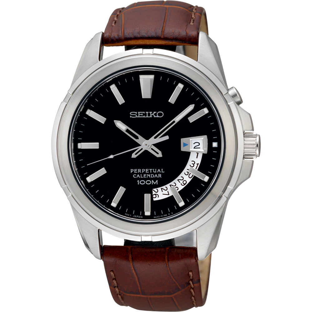 Seiko Watch Time 3 hands Perpetual Calendar SNQ137P1