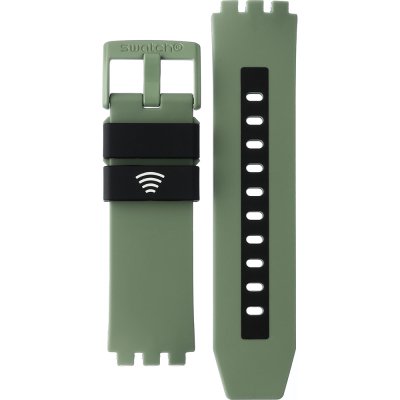 Bracelete Swatch Plastic - BigBold - SB0/SO27 ASB05G108 SB05G108 Look right through green pay!