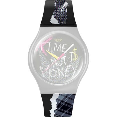 Bracelete Swatch ASO32B122 Blank Check
