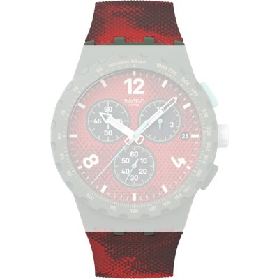 Swatch ASUSG410 Crimsonfoliage Band