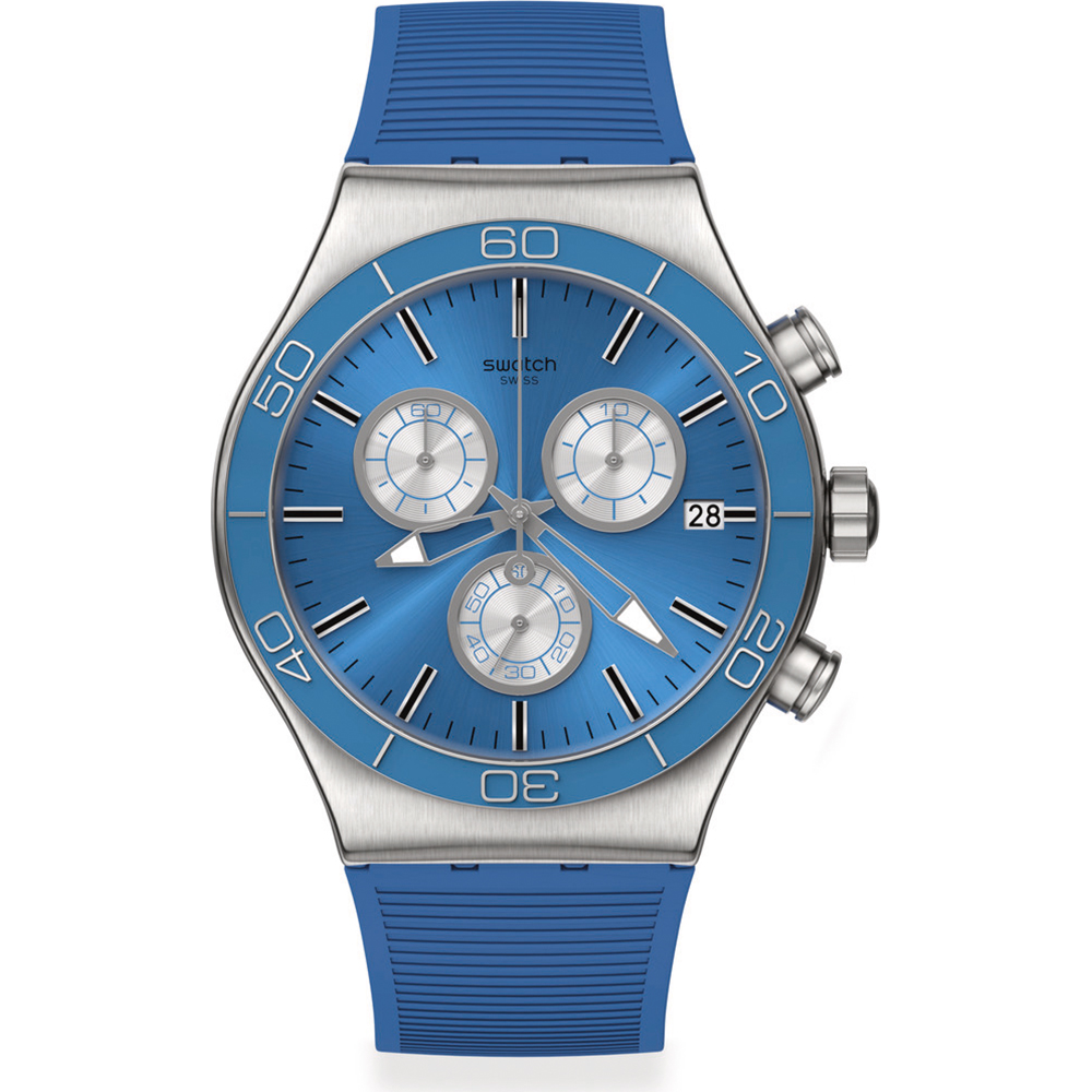 Swatch Irony - Chrono New YVS485 Blue Is All Uhr