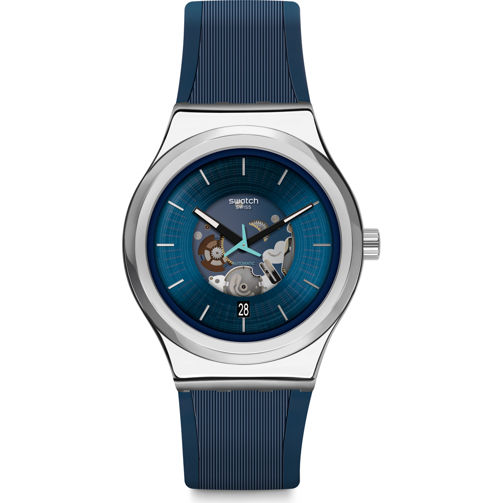 Swatch Sistem 51 Irony YIS430 Bluerang Uhr