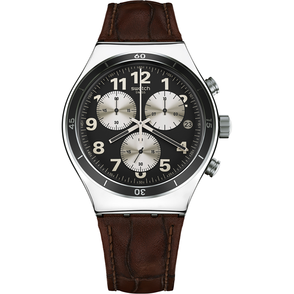 Montre Swatch Irony - Chrono New YVS400 Browned