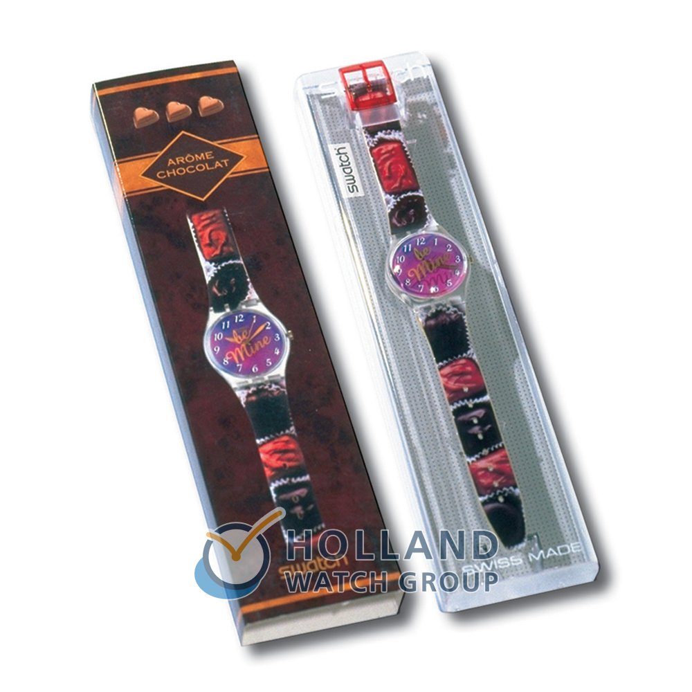 Montre Swatch Packaging Specials GK291PACK2 Chocolate Sleeve (Be Mine)