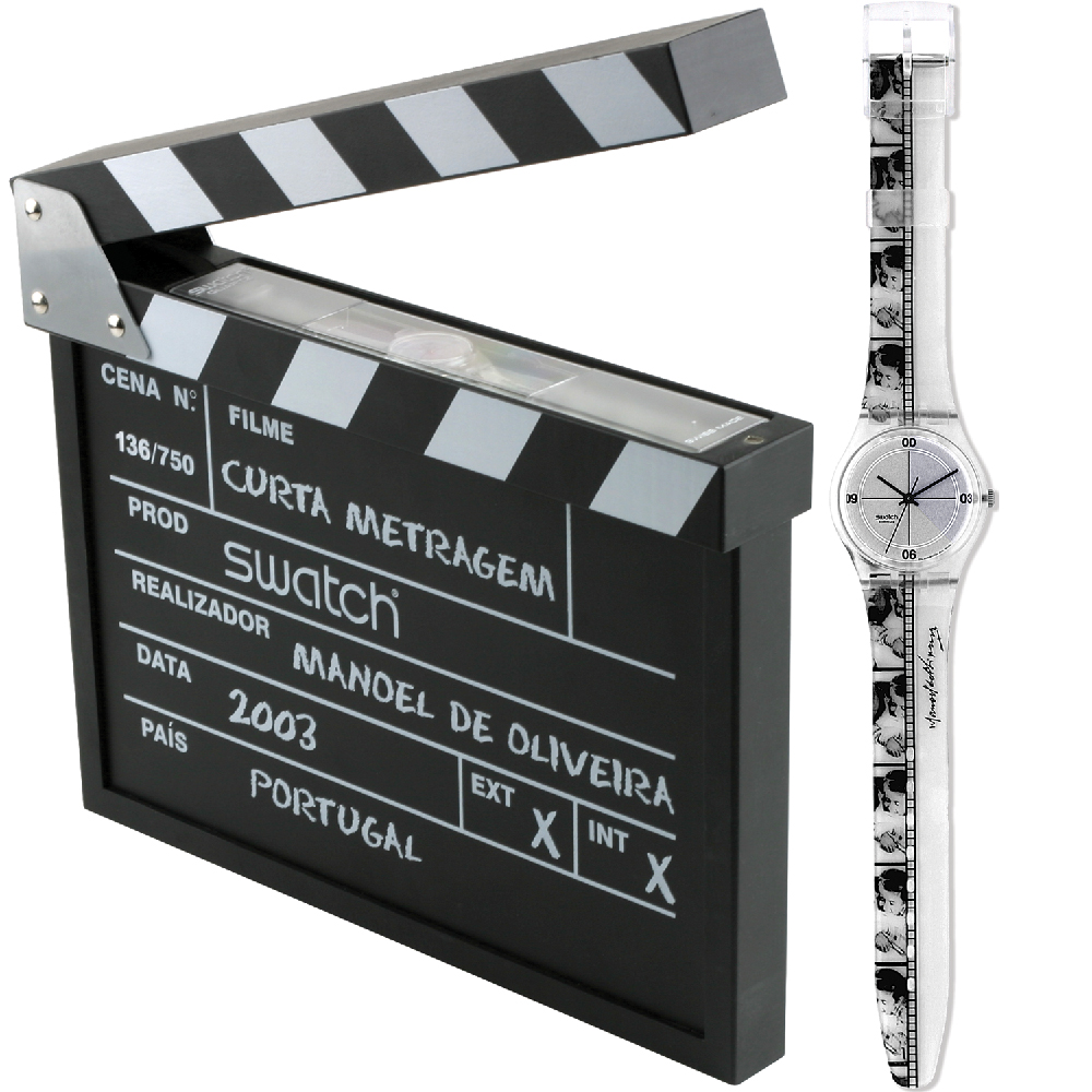 Montre Swatch Packaging Specials GZ181PACK2 Film Clapper (Curta-Metragem)