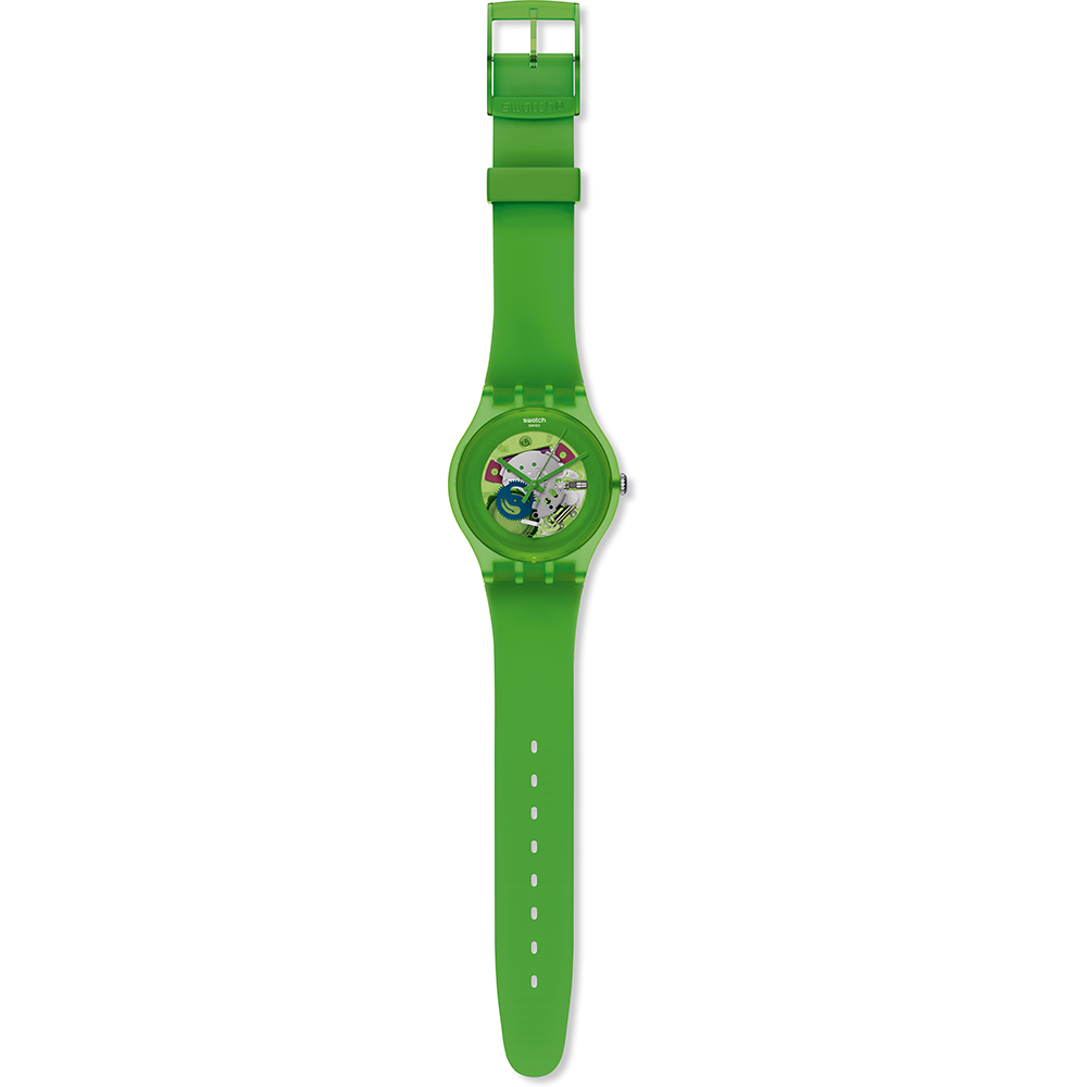 Montre Swatch NewGent SUOG103 Green Lacquered
