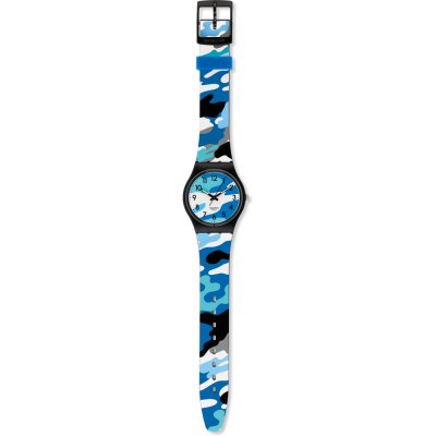 Montre Swatch Originals Medium (34mm) GB263 Hiding Blue