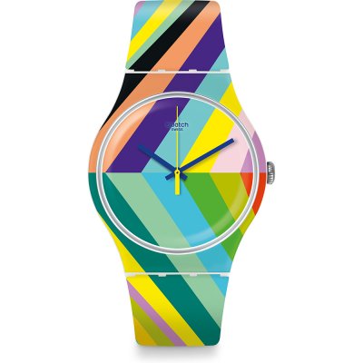 Montre Swatch Originals Large (41mm) SUOW155 Psycadelic