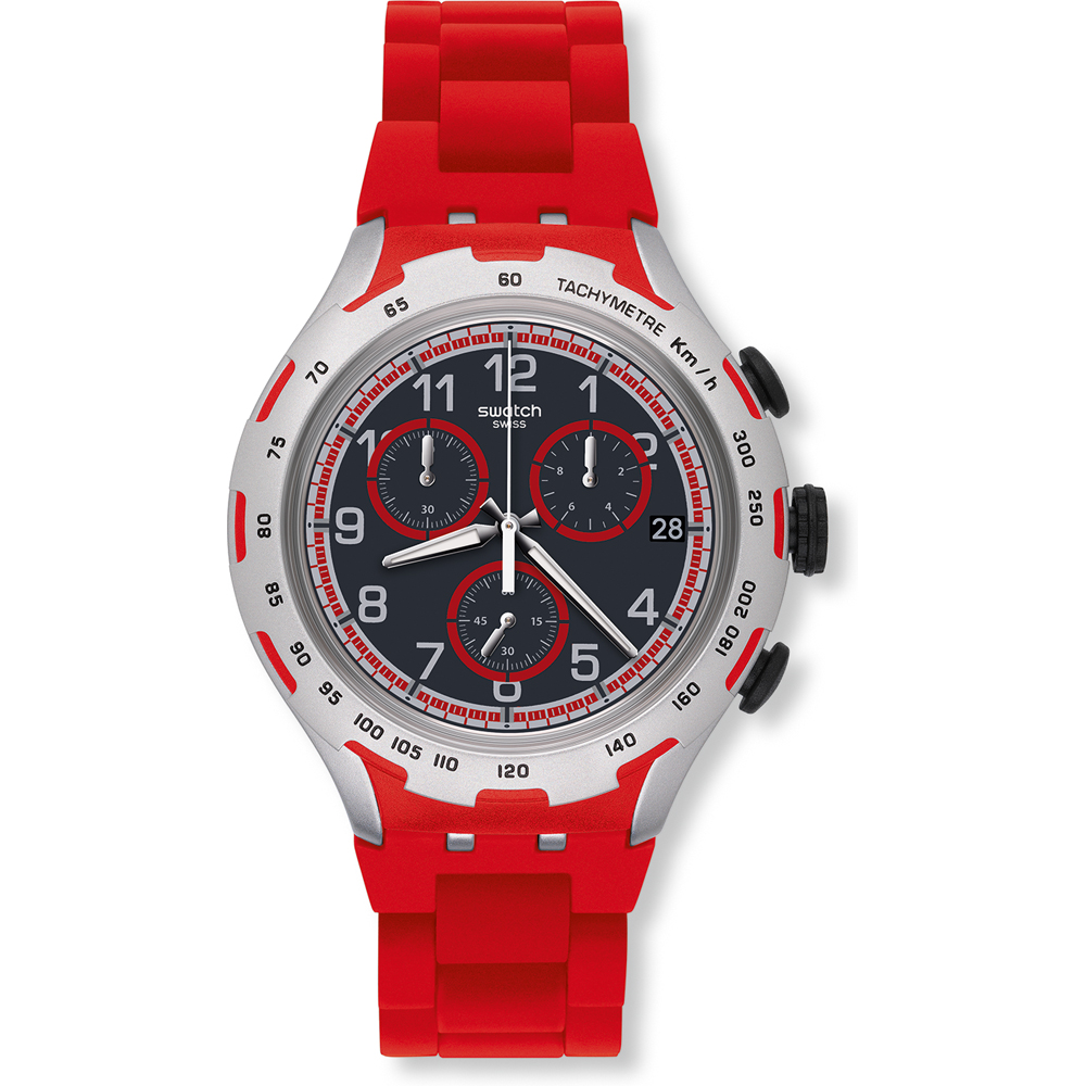 Montre Swatch XLite Chrono YYS4018AG Red Attack
