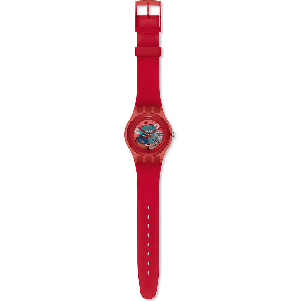 Montre Swatch NewGent SUOR101 Red Lacquered
