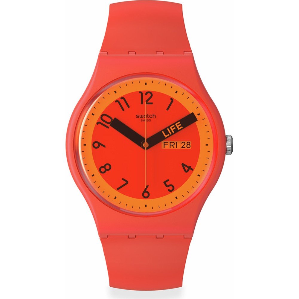 Montre Swatch NewGent SO29R705 Proudly Red