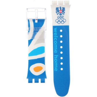 Swatch Plastic - X-Large - SUD ASUDK106AO SUDK106AO NOC Athens 2004 Austria Strap