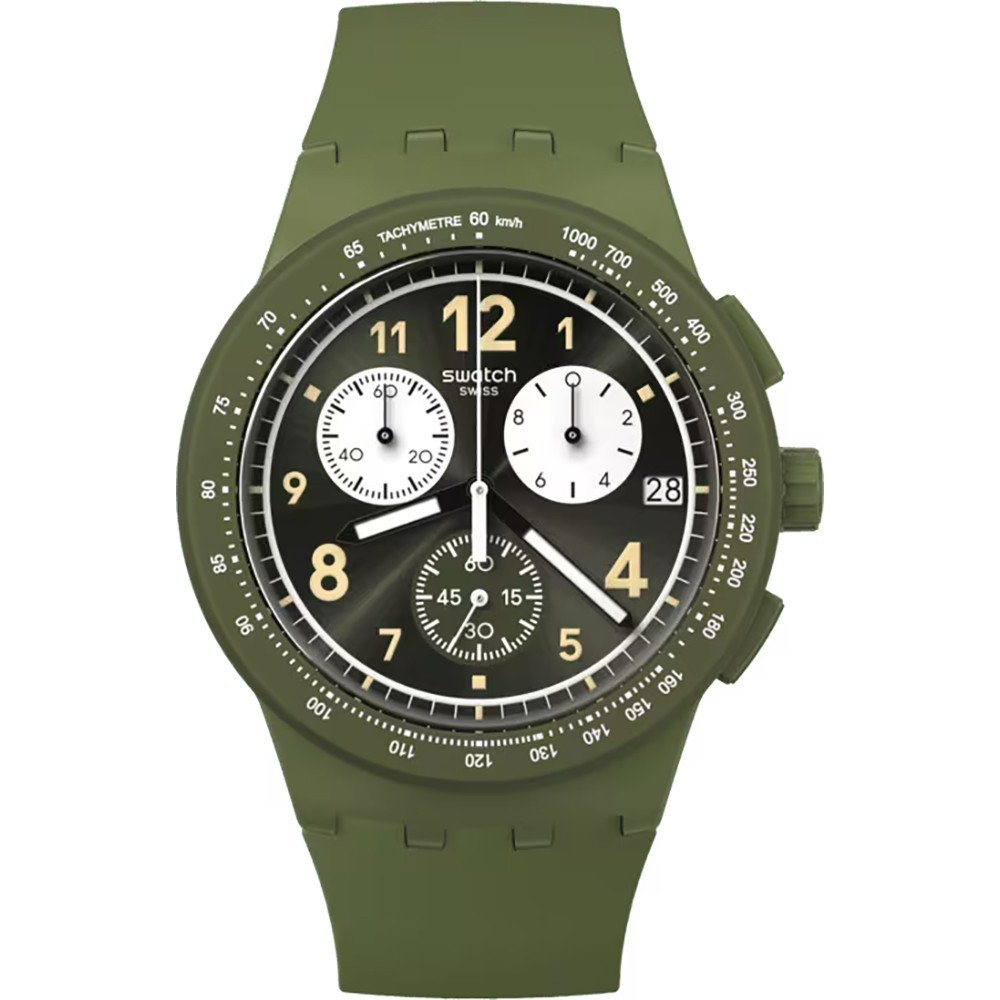Swatch New Chrono Plastic SUSG406 Nothing Basic About Green Uhr