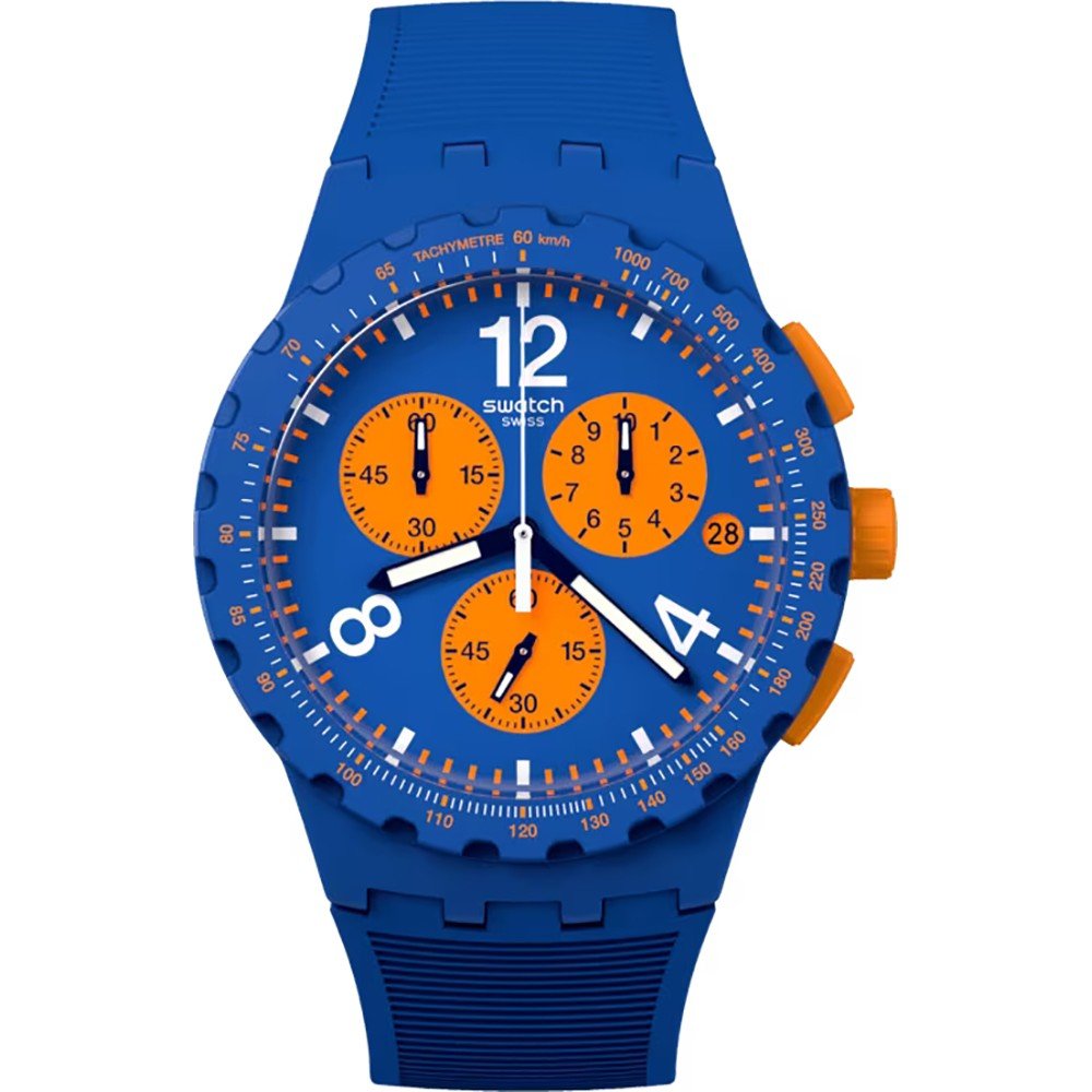 Swatch New Chrono Plastic SUSN419 Primarily blue Uhr