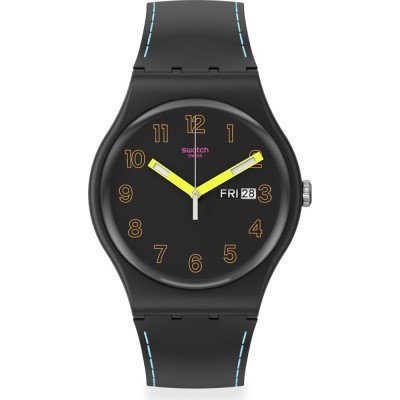 Montre Swatch Originals Large (41mm) SO29B707 Dark Glow