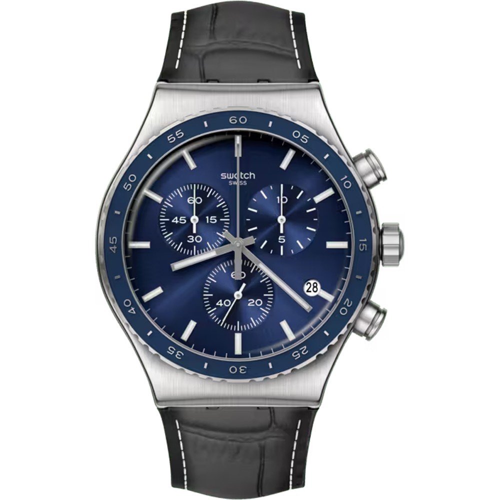 Relógio Swatch Irony - Chrono New YVS496 Cobalt Lagoon
