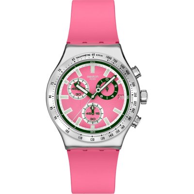 Relógio Swatch Irony - Chrono New YVS538 Berry reflective