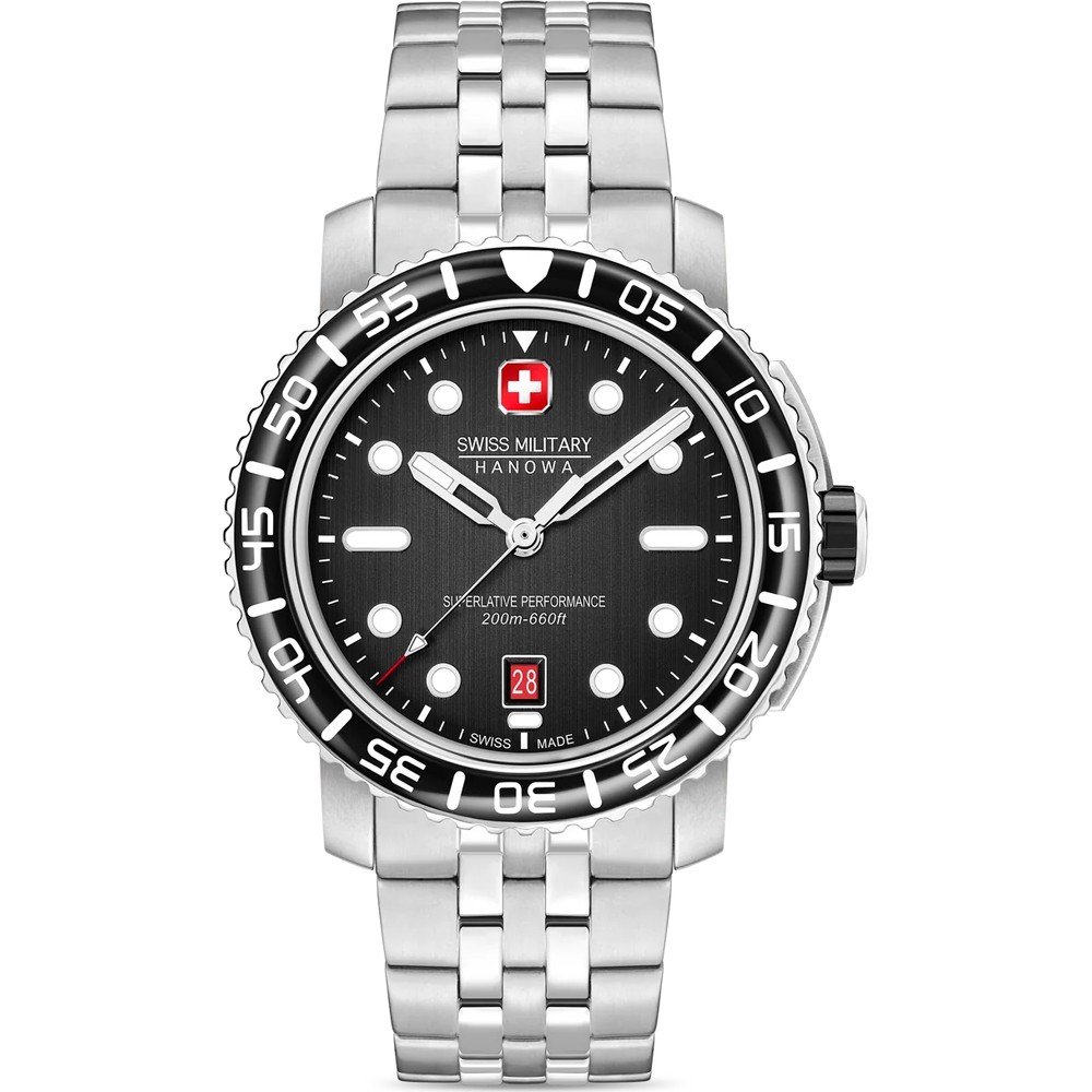 Swiss Military Hanowa SMWGH0001702 Black Marlin Uhr • EAN: 7620958010154 •