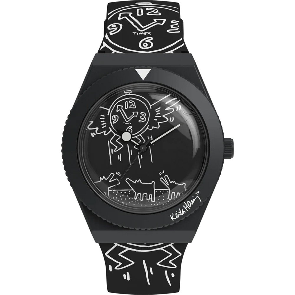 Montre Timex Q TW2W25600 Q Reissue x Keith Haring