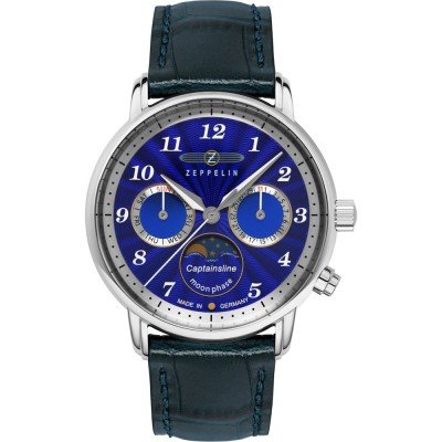 Montre Zeppelin Friedrichshafen 8639-3 Ultramarin Captain's Line